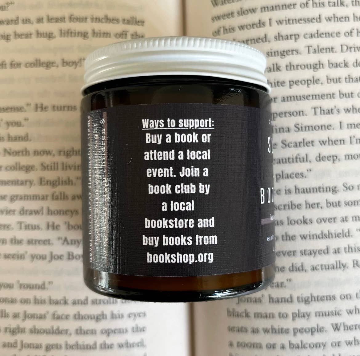Support Local Bookstores -  Bookish Candle | Book Themed